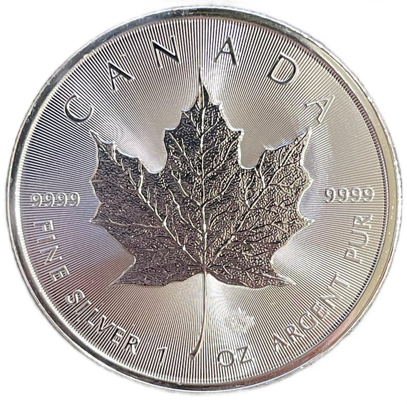 旧貨幣/金貨/銀貨/記念硬貨カナダ メイプルリーフ 5ドル 1オンス