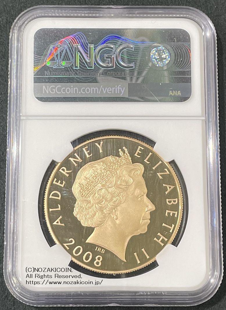 Alderney 5lb Gold Proof Concorde Retirement 5th Anniversary 2008 NGC PF69 DCAM ULTRA CAMEO