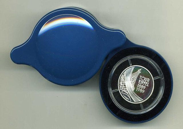 フランス　５フラン銀貨　エッフェル塔１００周年　１９８９年 - 野崎コイン