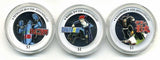 ツバル　銀貨３種セット　横山光輝メモリアルコインコレクション