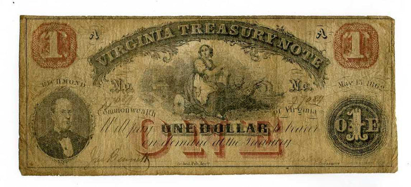 アメリカ　１ドル紙幣　ヴァージニア - 野崎コイン