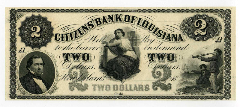 アメリカ　２ドル紙幣　ルイジアナ - 野崎コイン