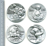 Osamu Tezuka Silver medal 4 types Made of sterling silver