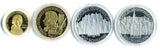 オーストリア　モーツァルト金貨・銀貨４種セット　１９９１年 - 野崎コイン