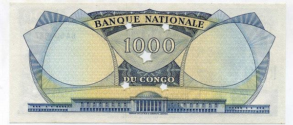 コンゴ　１０００フラン　見本券 - 野崎コイン