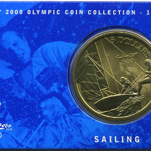 オーストラリア シドニーオリンピック5ドル黄銅貨 セイリング – 野崎