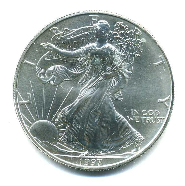 アメリカ　１ドル銀貨　イーグル　１９９７年 - 野崎コイン