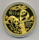 中国　パンダ金貨　１０００元　１２オンス　１９８８年 - 野崎コイン
