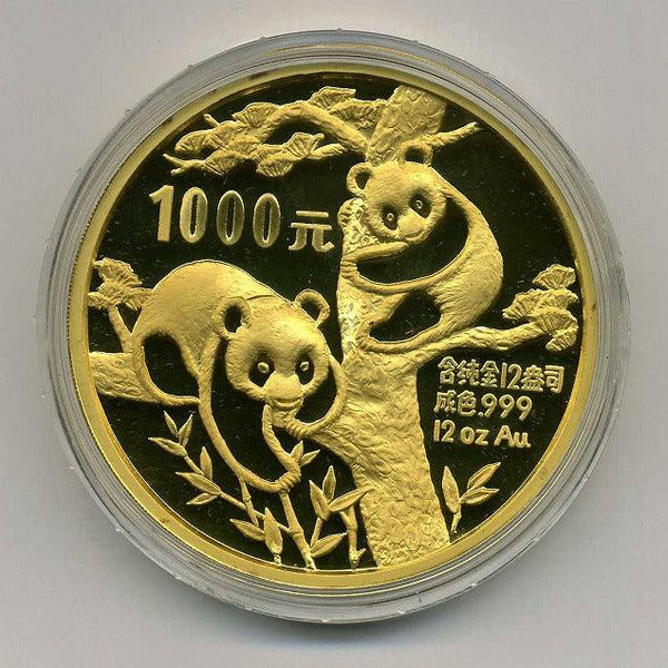 中国 パンダ金貨 １０００元 １２オンス １９８８年 – 野崎コイン