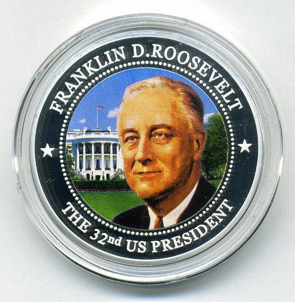 リベリア　ルーズベルト大統領　５ドルカラー貨 - 野崎コイン
