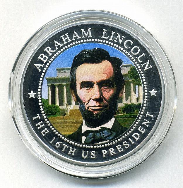 リベリア　リンカーン大統領　５ドルカラー貨 - 野崎コイン