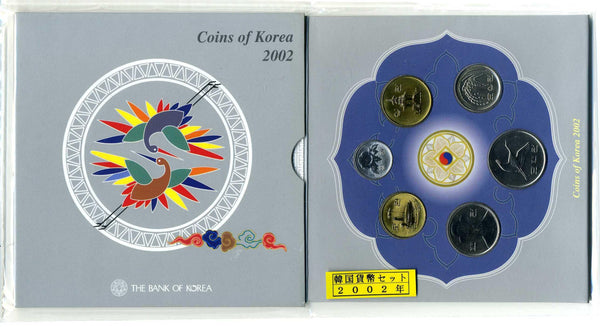 韓国　ミントセット（貨幣セット）　２００２年 - 野崎コイン