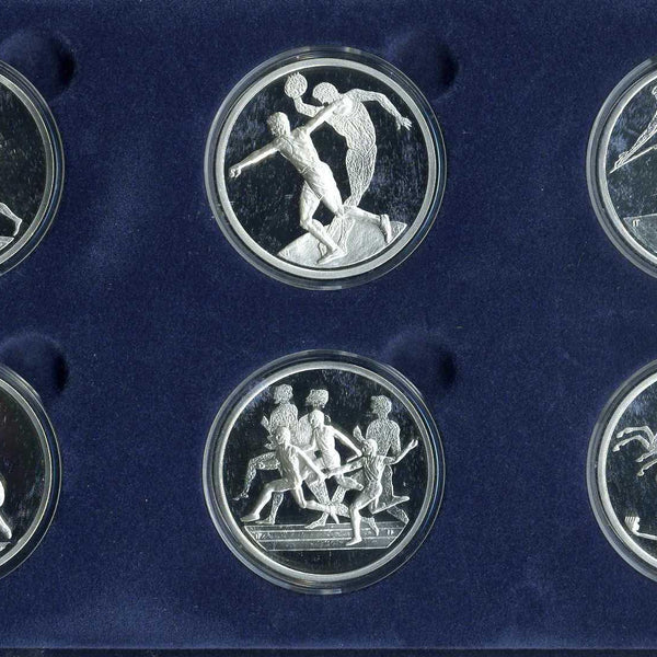 ギリシャ アテネオリンピック公式記念コイン 銀貨６枚セット – 野崎 