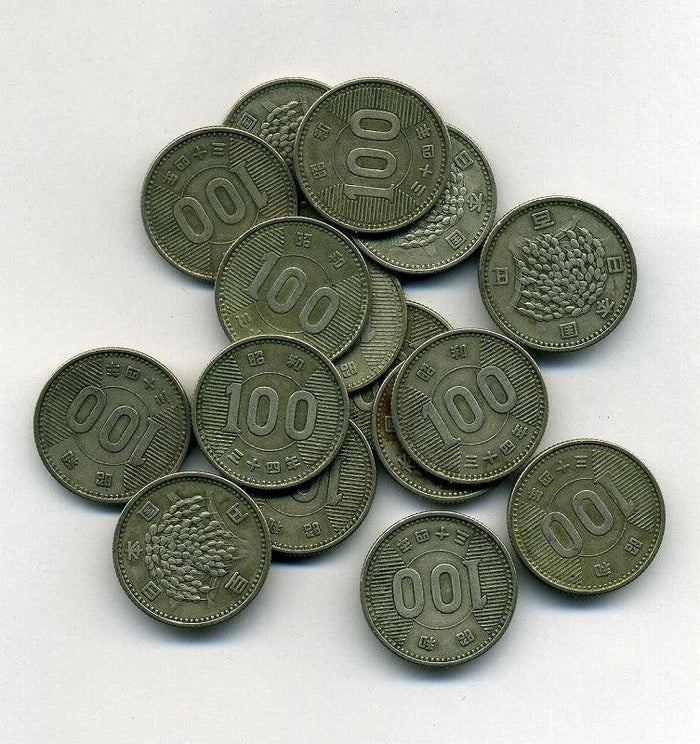 稲100円銀貨 100枚 (店頭特価) – 野崎コイン