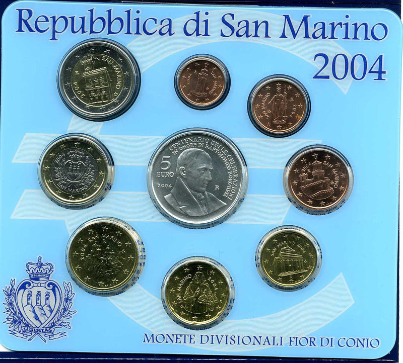サンマリノ　ユーロコイン　２００４年 - 野崎コイン