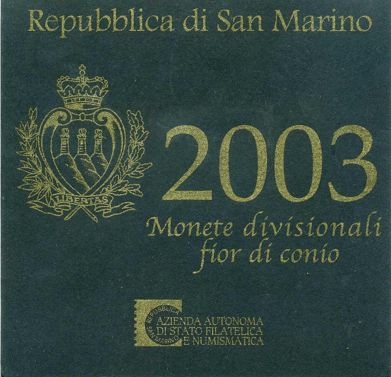 サンマリノ　ユーロコイン　２００３年 - 野崎コイン