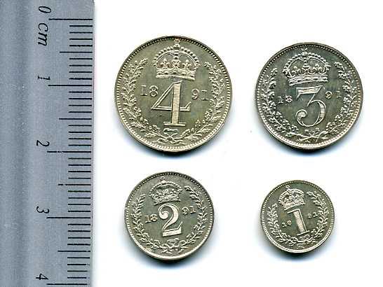 イギリス　マンディーセット　１８９１年 - 野崎コイン