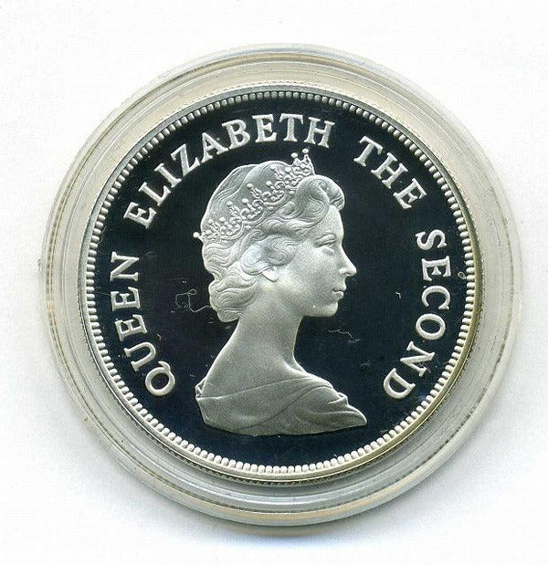 フォークランド諸島　5ポンド　プルーフ銀貨　1979年　ザトウクジラ - 野崎コイン