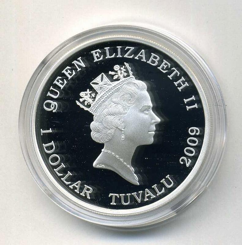 ツバル　バービー５０周年記念銀貨　１ドル　２００９年 - 野崎コイン