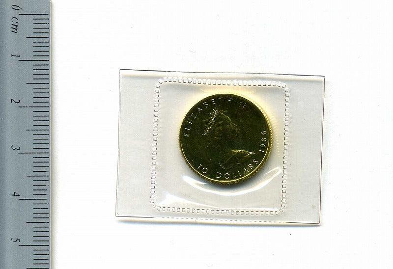 カナダ メープルリーフ金貨 10ドル 1986年 – 野崎コイン