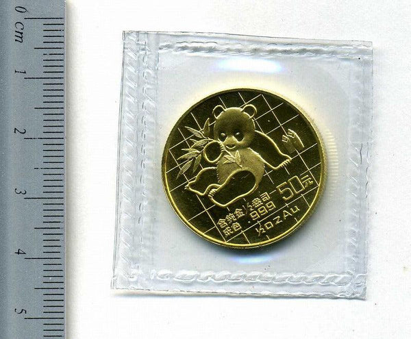 中国　パンダ金貨　５０元　１-２オンス　1989年 - 野崎コイン