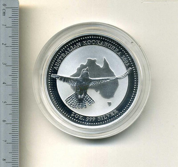 オーストラリア　2オンス銀貨　2002年　2ドル　カワセミ - 野崎コイン