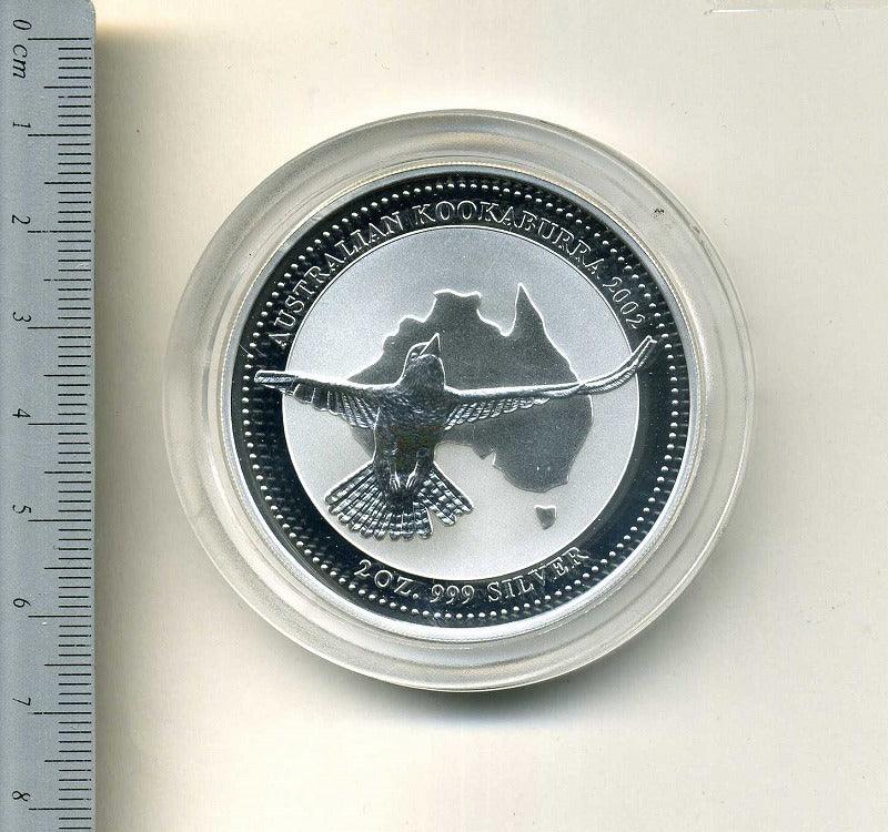 オーストラリア　2オンス銀貨　2002年　2ドル　カワセミ - 野崎コイン