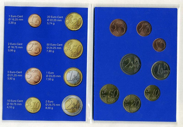 オーストリア　ユーロコイン８種セット　２０１１年 - 野崎コイン