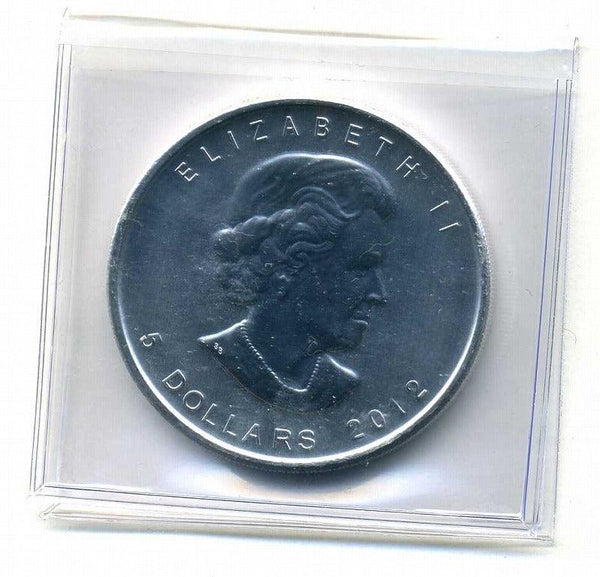カナダ　メープルリーフ５ドル銀貨　２０１２年 - 野崎コイン