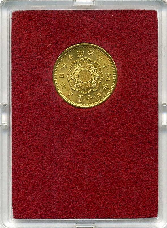 新20円金貨、明治38年、未使用に近いピカピカして極美品28万‼️の品！ 財務省放出 新10円金貨 明治34年 極美品 21683 – 野崎コイン