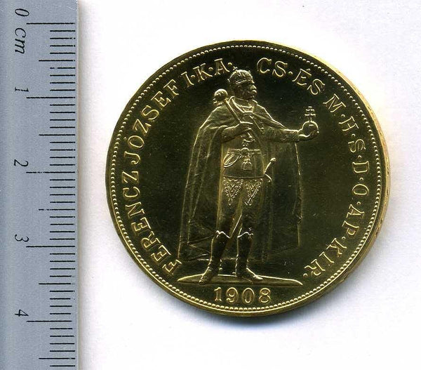 ハンガリー　100KORONA金貨　フランツ・ヨーゼフ　1908年 - 野崎コイン