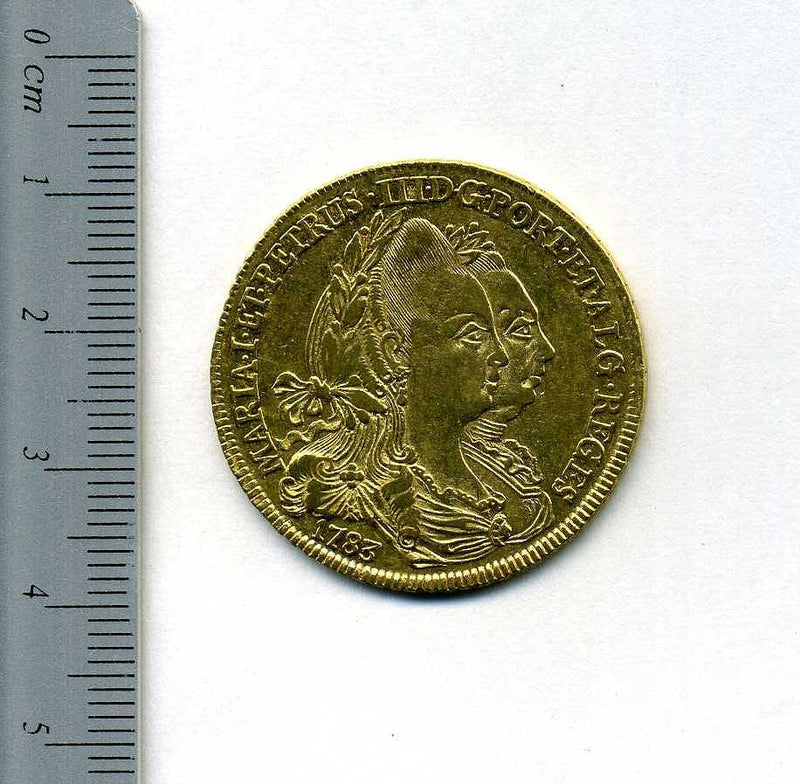 ブラジル　6400レイス金貨　マリア＆ペドロ3世　1783年 - 野崎コイン