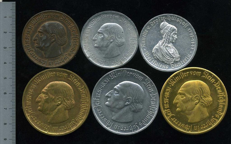 ドイツ　ウエストファーレン　14種 - 野崎コイン