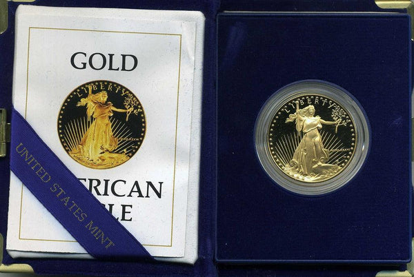 アメリカ　1986年50ドルイーグルプルーフ金貨 - 野崎コイン
