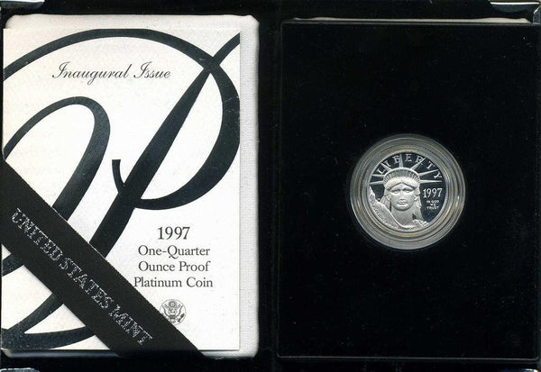 アメリカ　1997年25ドルイーグルプルーフプラチナ貨 - 野崎コイン
