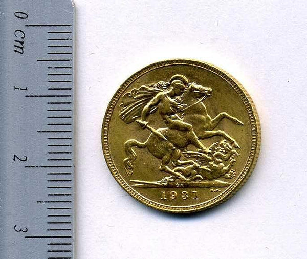 南アフリカ　ソブリン金貨　1931年 - 野崎コイン