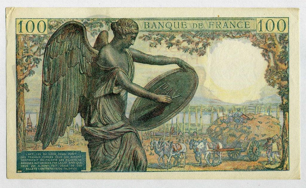 フランス 100フラン 1942年 極美 – 野崎コイン