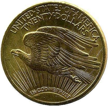 アメリカ 20ドル金貨 セントゴーデンズ 1924年 未使用 - 野崎コイン