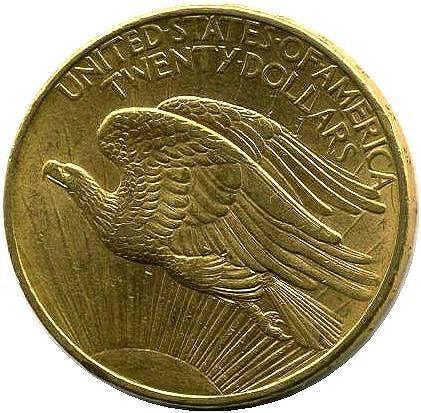 アメリカ 20ドル金貨 セントゴーデンズ 1908年 極美 - 野崎コイン