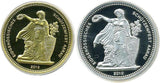 スイス 射撃祭記念金貨・銀貨セット 2010年