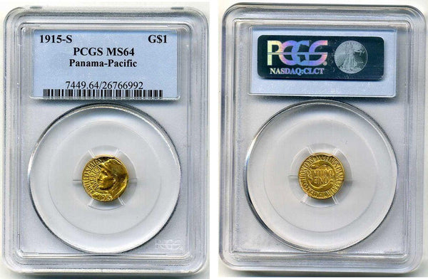 アメリカ 1ドル金貨 サンフランシスコ万国博覧会記念 PCGS MS64 - 野崎コイン