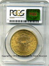 アメリカ　20ドル金貨　リバティヘッド　1896年　未使用　PCGS　MS63 - 野崎コイン