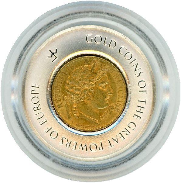 フランス　20フラン金貨　セレス神　1850 - 野崎コイン