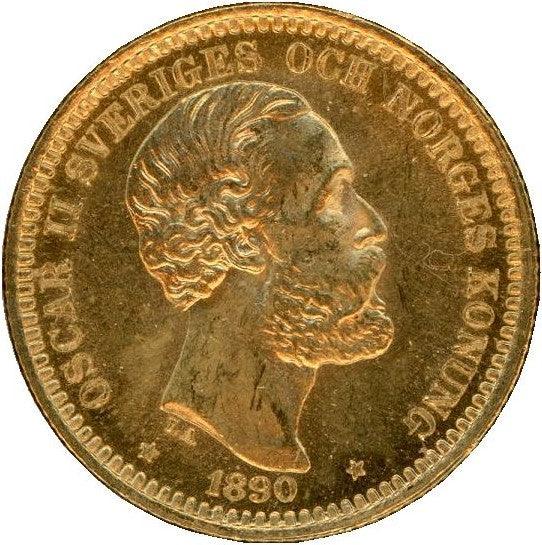 スウェーデン 20クローナー金貨 1890年 – 野崎コイン