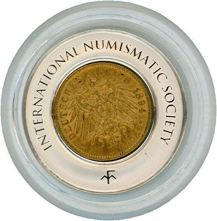 德国20马克金币，1894年，威廉二世。 – 野崎コイン