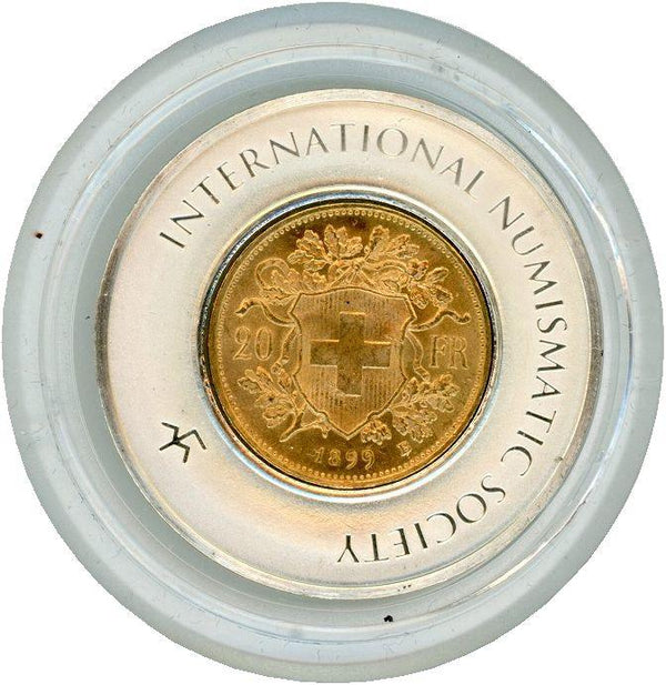 スイス 20フラン金貨 1899年 - 野崎コイン