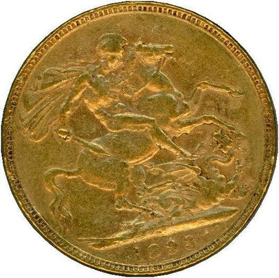 1893年 ヴィクトリア女王 金貨 イギリス ソブリン金貨 1893年 ヴィクトリア女王 – 野崎コイン