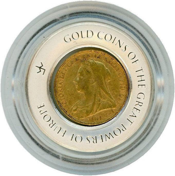 イギリス　ソブリン金貨　1893年　ヴィクトリア女王 - 野崎コイン