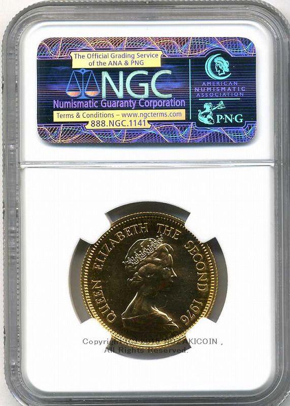 香港　1000ドル金貨　龍年　1976年　未使用　NGC MS66 - 野崎コイン