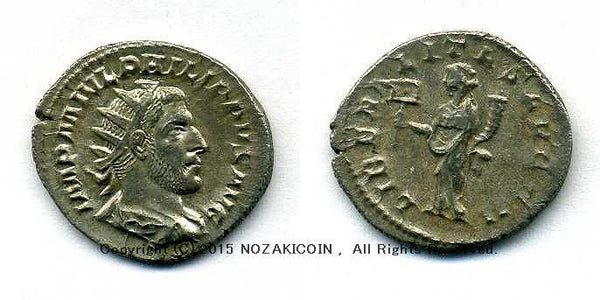 古代ローマ　フィリップ1世　アントニニアヌス銀貨　4.51g - 野崎コイン
